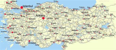 Turecko Mapa Turecká riviéra i mapa destinací