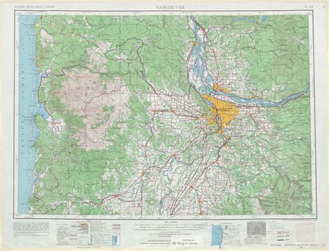 Vancouver Topographic Maps Or Wa Usgs Topo Quad 45122a1 At 1
