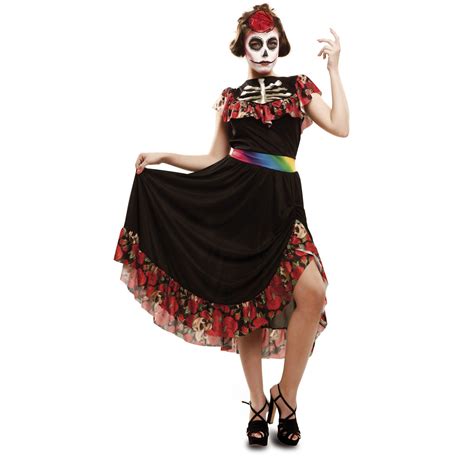 Comprar Disfraz Dia De Los Muertos Catrine Mujer Online Tienda De Disfraces Online