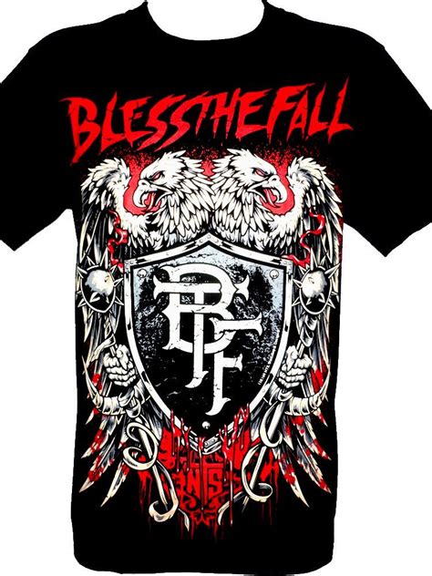 Blessthefall Eagle Fashion Rock Band Graphic Funny T Shirt