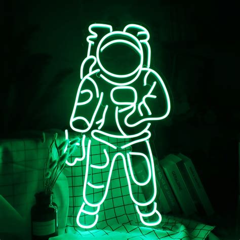 Astronaut Neon Sign Custom Neon Sign For House Room Or Store Etsy