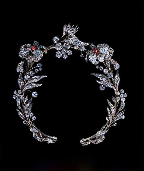 Ruby And Diamond Tiara Necklace Ca 1835 Victoria And Albert Museum