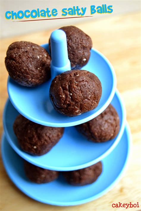 (chef speaking:) sniff, sniff, hey, wait a minute, what's that smell. Chocolate Salty Balls for 'Check One Two' | Recipe | Snack ...