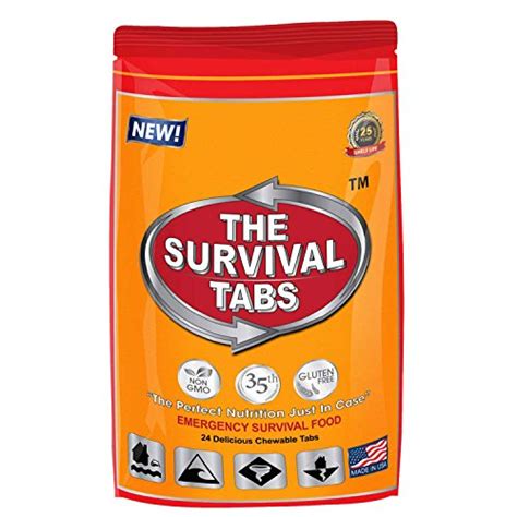 Buy Survival Food For Weapons Survival Tabs 8 Day Food Supply 96 Tabs Emergency Food Ration