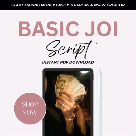 Basic Joi Script For Onlyfans Scripts For Pso Work Camming Etsy