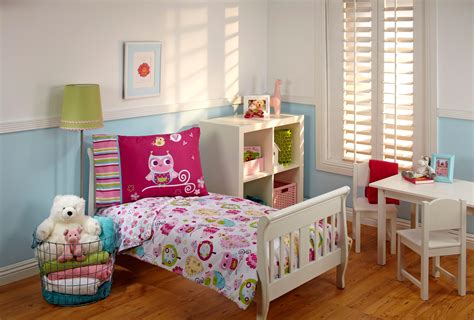Disney toddler bed comforter set & blue sheet set. Amazon.com : Everything Kids Toddler Bedding Set, Hoot ...