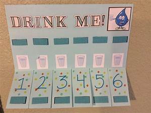 Chart For Tracking Kids Water Consumption Learning Chart Water