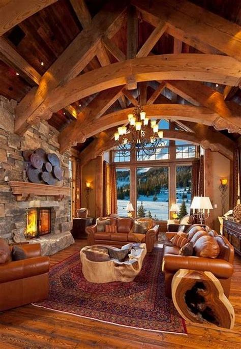 Rustic log decor created for people who love their rustic homes and what they put into them. Dream Home: Luxury Rustic Homes (27 Photos) - Suburban Men