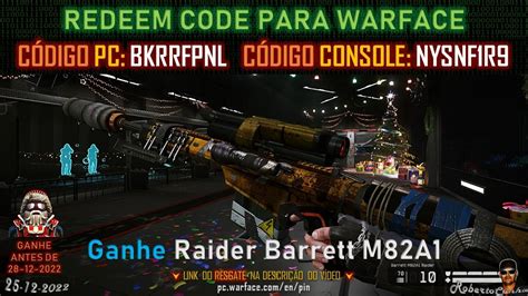 Warface Redeem Code Pc Bkrrfpnl Console Nysnf1r9 Raider Barrett