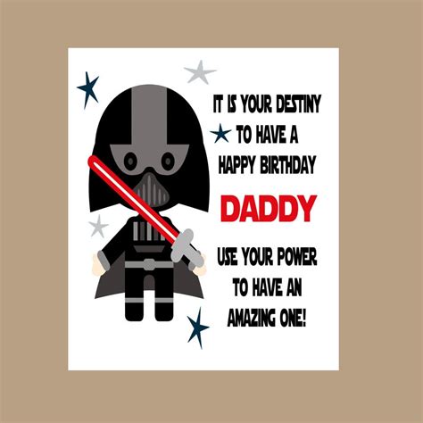 Free Printable Star Wars Birthday Card
