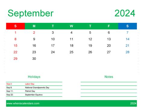 Free Printable September 2024 Calendar Pdf Monthly Calendar
