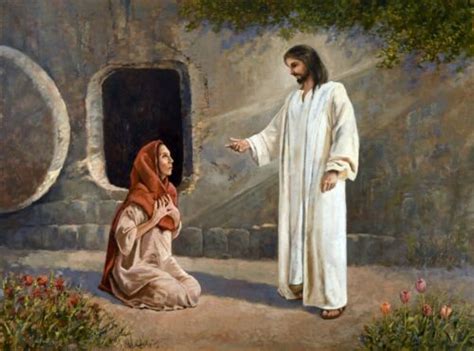 The Resurrected Jesus Appears To Mary Magdalene Tr7 8x10 Premium