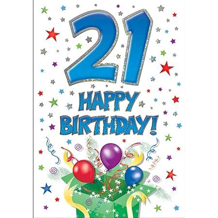 Modern Milestone Age Happy Birthday Card St X Inches Regal Publishing Amazon Co Uk