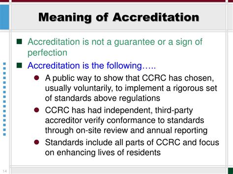 Ppt Continuing Care Retirement Communities And Carf Ccac Accreditation