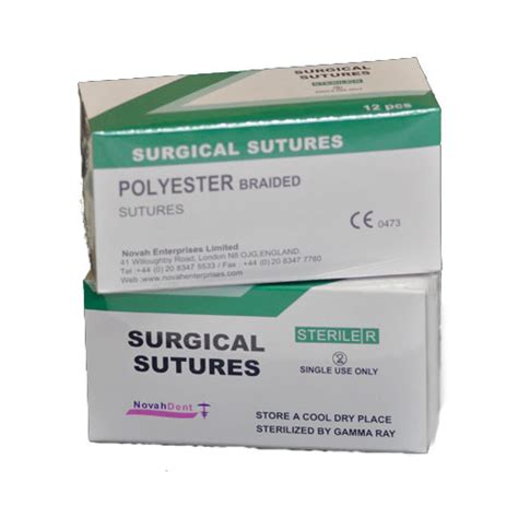 Novahdent Non Absorbable Polyester Sutures 30 Lavadent Online