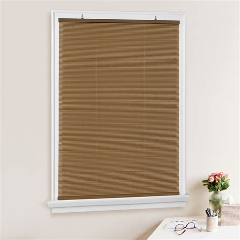 Achim Importing Co Cordless Solstice Vinyl Roll Up Blind Woodtone Ebay