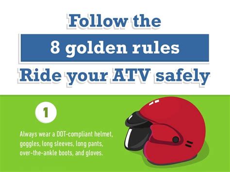 Follow The 8 Safety Golden Rules To Ride Your Atv Safely