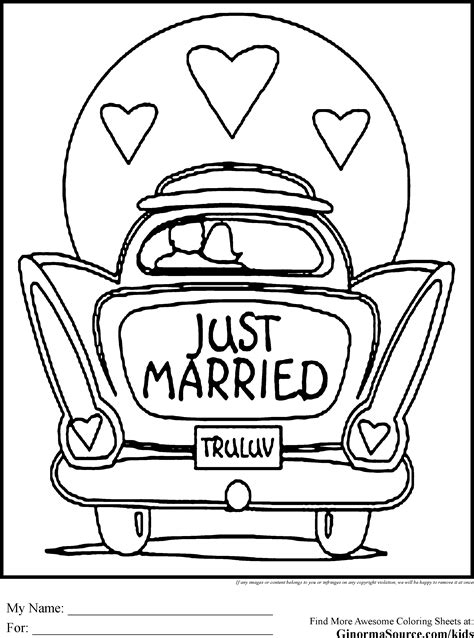 Coloring page princess wedding colorings disney incredible at. Wedding Coloring Pages Free - NEO Coloring