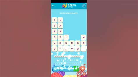 Wordbrain 2 Ocean Event Day 23 2022 Answers Youtube