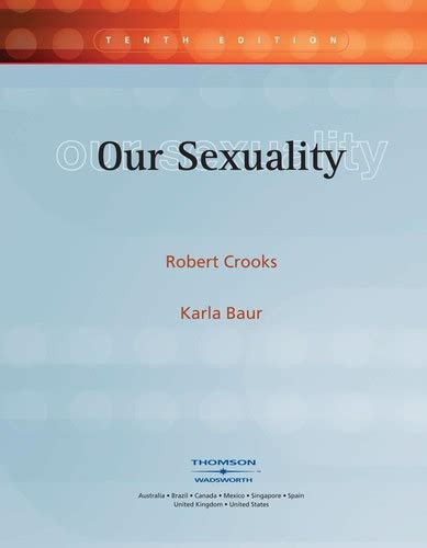 Our Sexuality By Crooks Robert Open Library