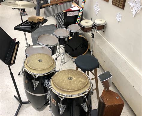 I Set This Up In My School Band Rooms Percussion Section And Have Been
