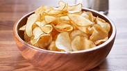 Fried crispy salt 'n' vinegar potato chips