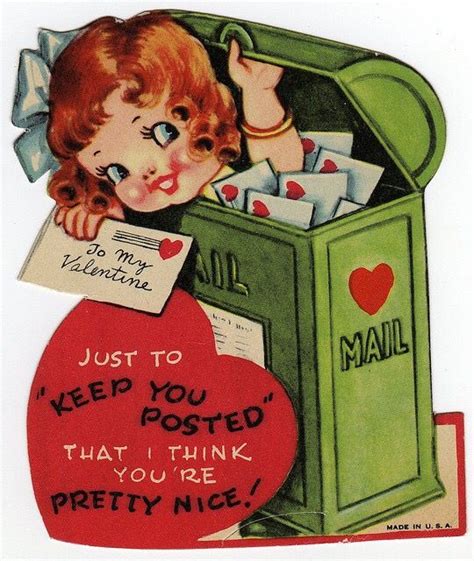 Pin By Rhonda Lee On Vintage Valentines Valentines Cards Vintage