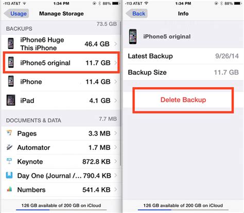 Steps to delete icloud account on iphone/ipad. How to Clear iCloud Storage