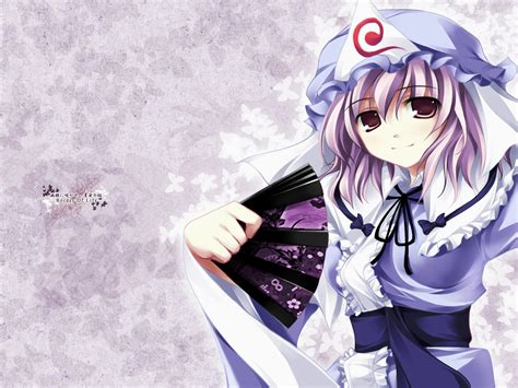 Saigyouji Yuyuko Touhou Anime Wallpapers