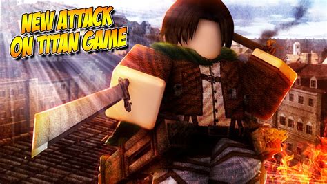 New Amazing Attack On Titan Game On Roblox Youtube