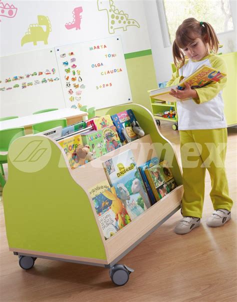 mueble expositor de libros para bibliotecas infantiles estanteria niños biblioteca para niños