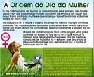 COMO SURGIU O DIA DA MULHER | História e origem do Dia da Mulher