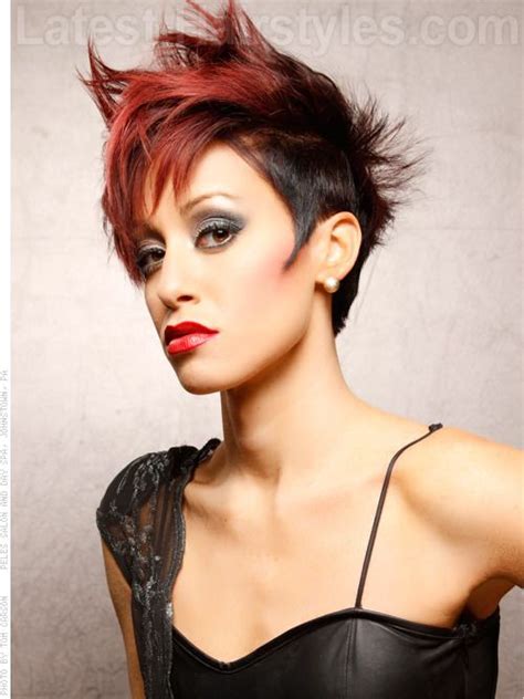 35 Short Haircuts You Can Rock With Total Confidence Rocker Hair Hair Styles Short Hair Styles