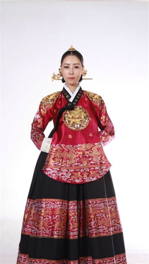 Korean Hanbokdangui Dong Yi Queen Jang Ok Jung 패션 의상 한국 패션