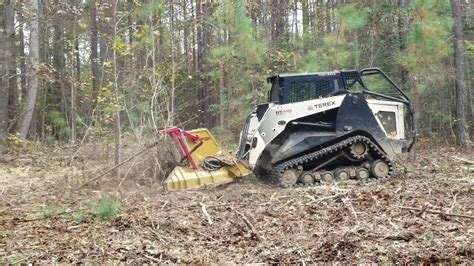 Terex Pt110 With Advanced Forest Eco Mulcher Youtube