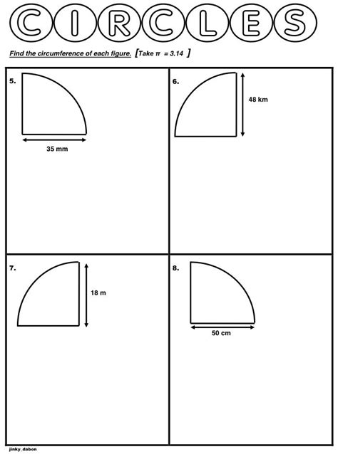 When the terminal side is in the third quadrant (angles from 180° to 270°), our reference angle is our given angle minus 180°. Worksheet about calculating circumference of quadrants ...