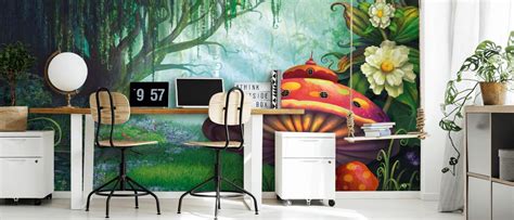 Enchanted Forest Wallpaper Mural By Philip Straub Wallsauce Ca