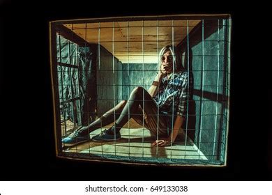 Woman Trapped In Cage Shutterstock