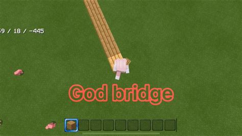 God Bridge In Minecraft Bedrocks Youtube