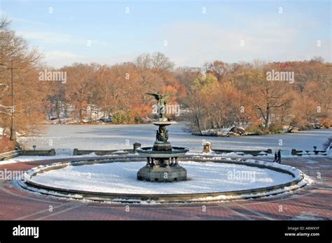 Angel Of The Waters Fountain Bethesda Terrace Central Park New York