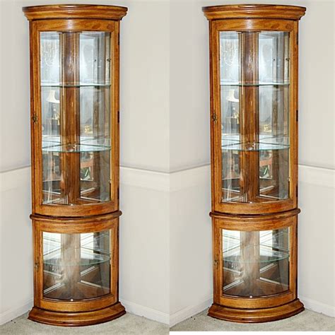 Glass Corner Display Cabinet