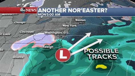 Storm Moves Across Us As Northeast Braces For Third Possible Noreaster