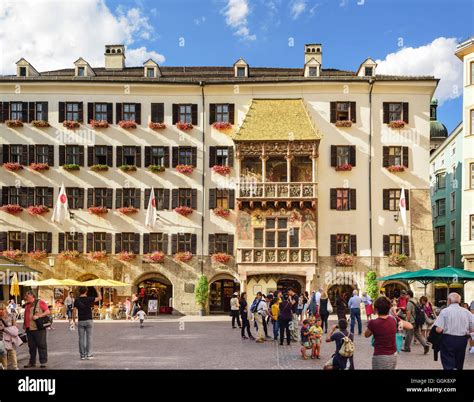 Goldenes Dachl Golden Roof In Old Town Innsbruck Tyrol Austria