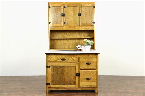 With its recessed paneling, nickel accents, and crown molding, this rustic kitchen pantry gives you the. SOLD - Hoosier Oak Antique 1915 Kitchen Pantry Cupboard ...