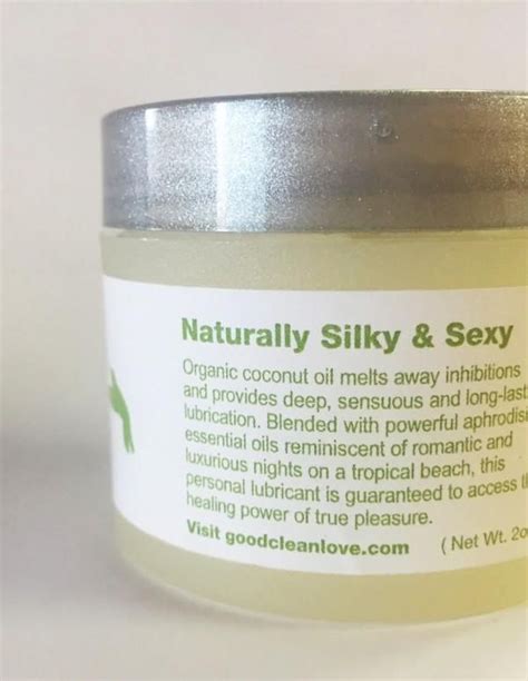 Long Lasting And Deeply Sensuous This Organic Coconut Oil Lubricant Is