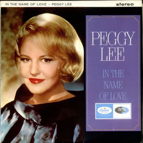 Peggy Lee In The Name Of Love 1964 Vinyl Discogs