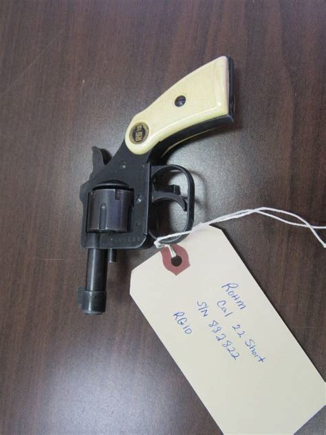 Rohm Rg10 22 Caliber Short Revolver Pistol Estate Sale Full Of Guns
