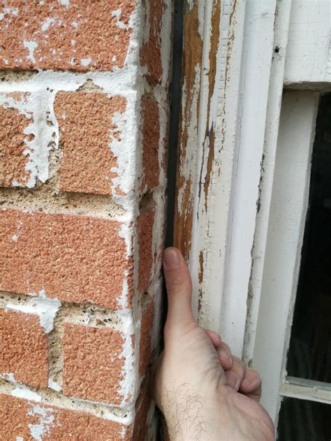 How To Fill This Gap Between Window And Brick Wall Too Deep For