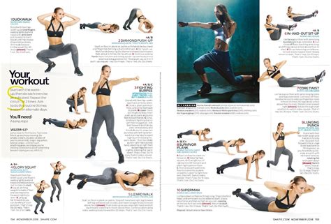 Boxing Inspired Workout In Shape Mag Easy Workouts Full Body Workout