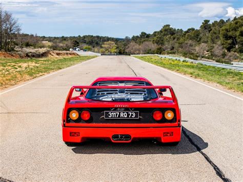 Gorgeous Ferrari F40 Coming Up For Auction Was Once Owned By F1 Legend